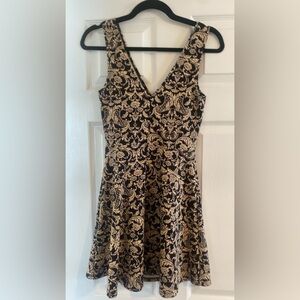 Forever 21 Lace Print Skater Dress